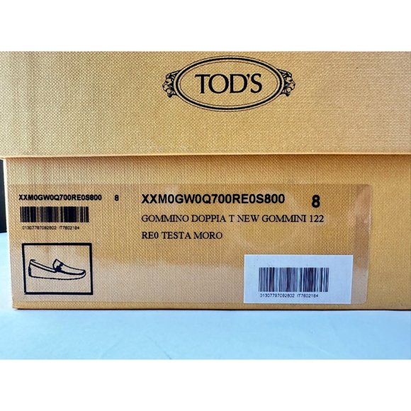 Tod’s Dark Brown Rust Double T Loafers City Gommino Driving Shoes main image 11